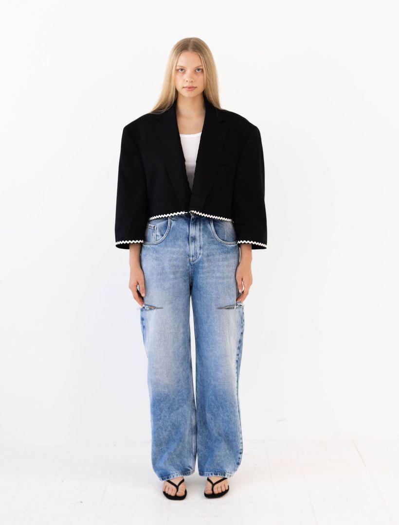 Black Ric Rac Reworked Blazer