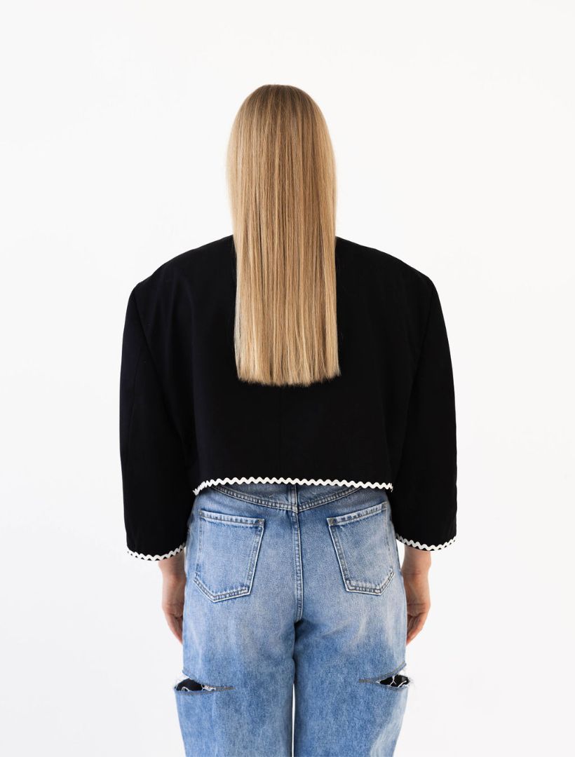 Black Ric Rac Reworked Blazer
