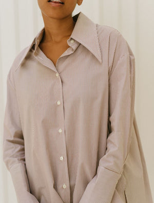 Easy Pinstripe Button-down Shirt