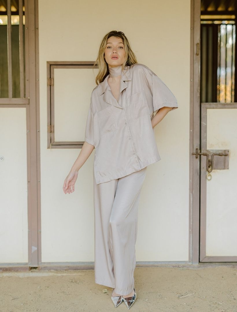 The Travel Button Down + Neck Tie